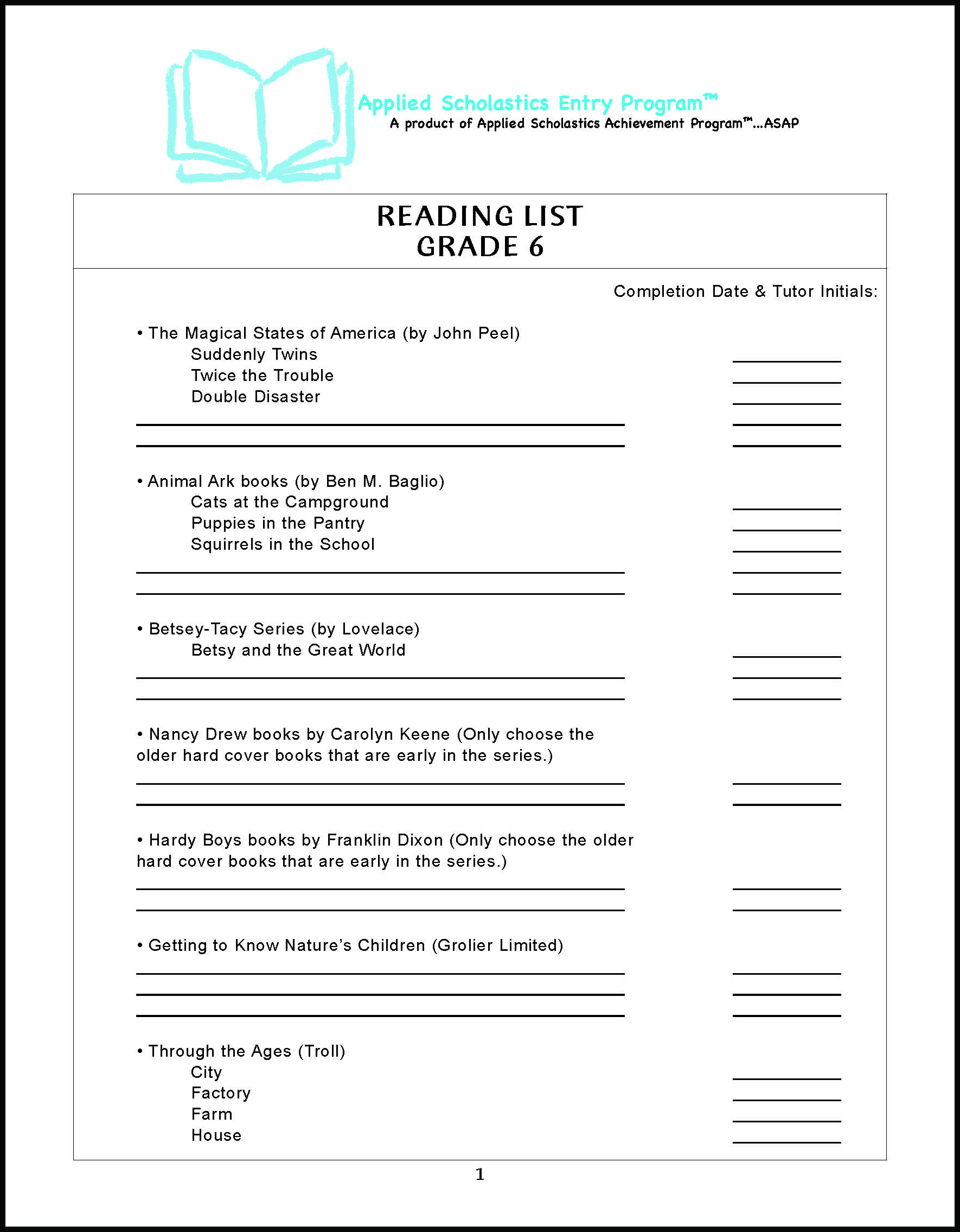 reading-list-grade-6-applied-scholastics-online